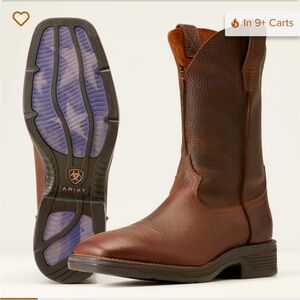 Mens Ariat Rigeback Rambler cowboy boots size 9